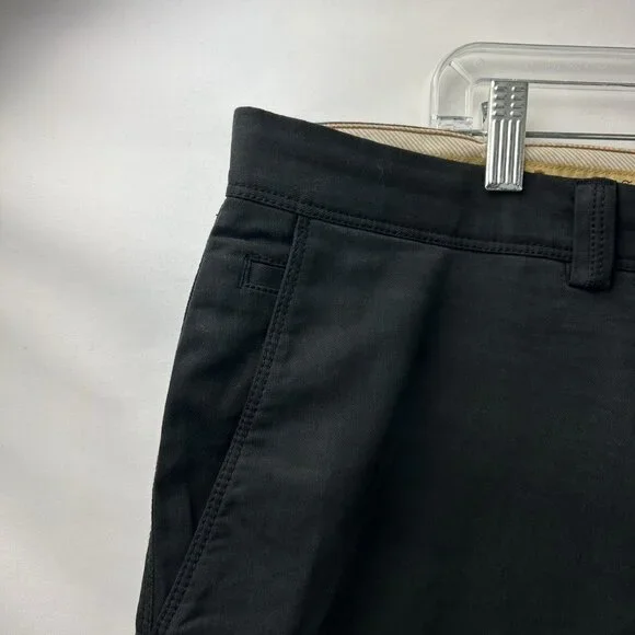 Tommy Bahama Mens 40 Black Tencel Blend Flat-Front Shorts Casual Lightweigh - Picture 13 of 14
